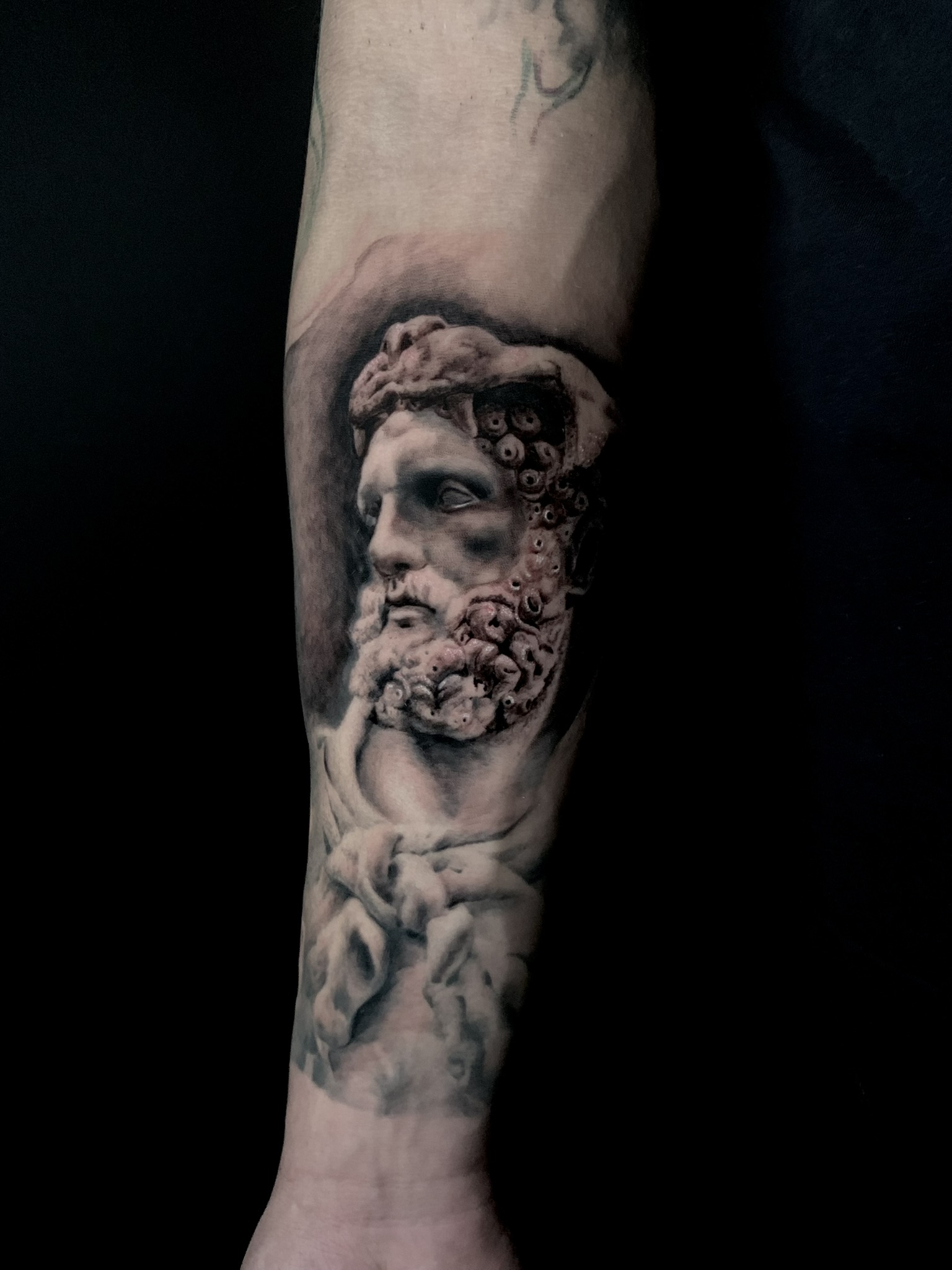 Black & gray realism — lavoro 18, Carlitos Junior Ink Roma